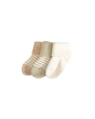 Stripe Organic Terry Socks – 3 pack