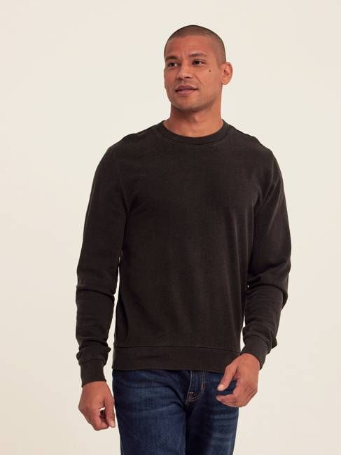 Corey Denim Terry Crew Sweatshirt