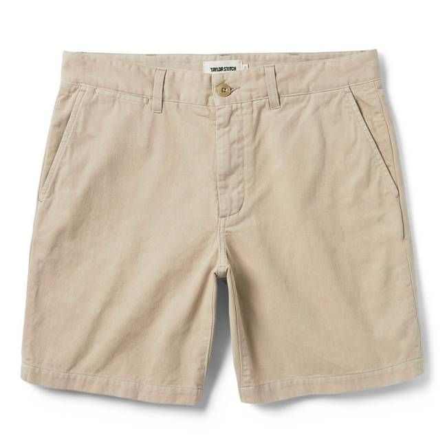 The Foundation Short in Khaki Twill