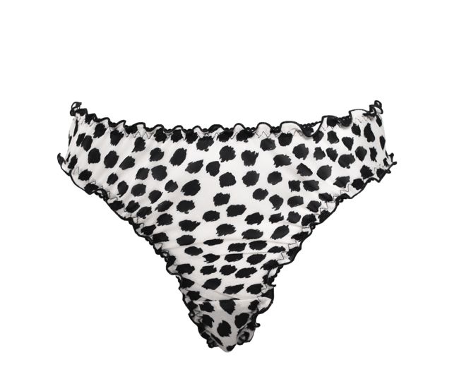 White Leo Frilly Panties