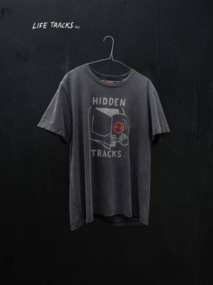 Roy Hidden Track T-Shirt Anthrazit | Nudie Jeans