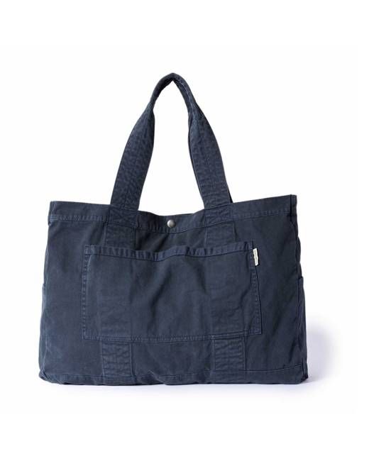 The Foundation Tote in Organic Navy