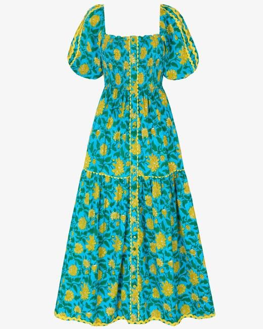 Pink City Prints Hibiscus Colette dress