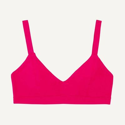 Organic Cotton Triangle Soft Bra in Aurora