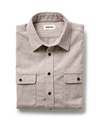 The Yosemite Shirt in Oat Donegal