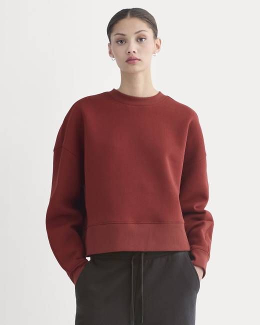 Luxe Fleece Sweatshirt | Merlot