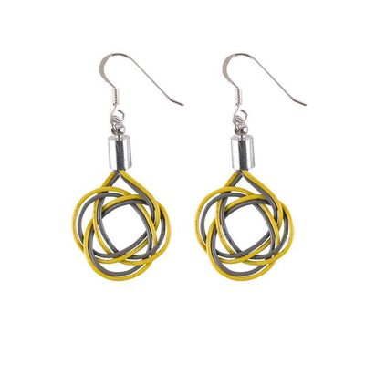 Celtic Hand Woven Electrical Wire Earrings (3 Colours Available)