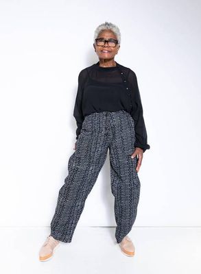 Terrain Pants, foliage print