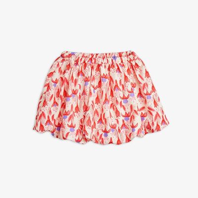 Fuchsia Woven Balloon Skirt