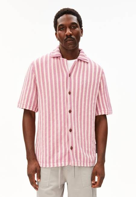 GESTREIFTES STRICKPOLOSHIRT