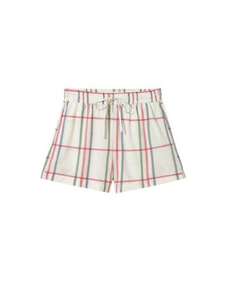 Checkered Geranio shorts