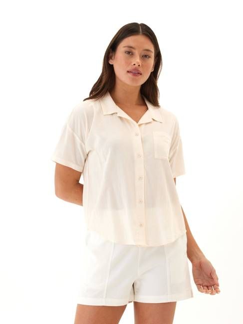 Mikaela Print Woven Button-Up