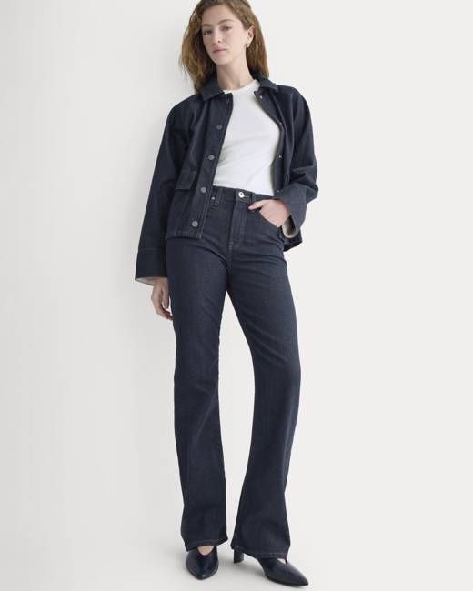 High-Rise Slim Bootcut Jean | Pure Blue