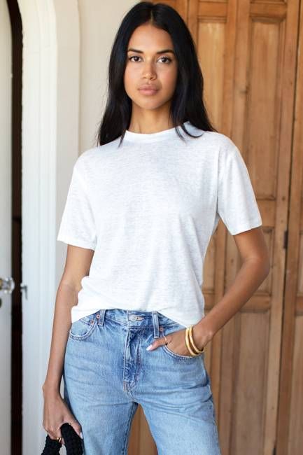 Essential Short Sleeve Crew - Ivory