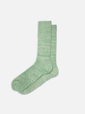 Rasmusson Mens Rib Sock Turquoise | Nudie Jeans