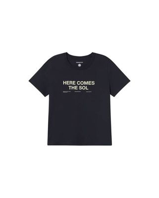 Blue here comes the sol Ida t-shirt