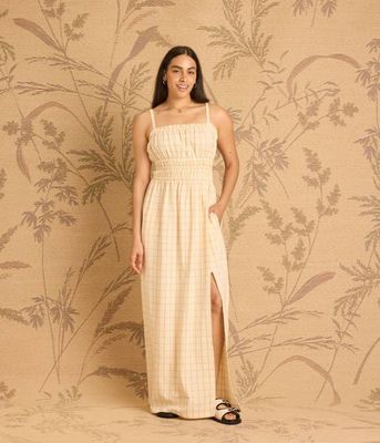 Atlas Dress - Pearl/Mandarine