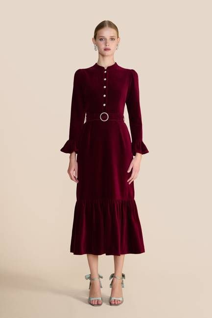 Juniper Burgundy Dress