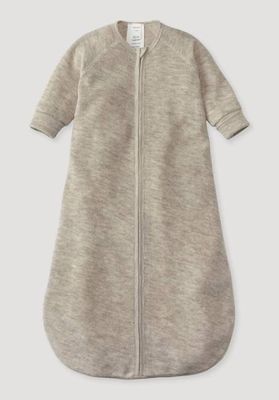 Wool terry sleeping bag made from pure organic merino wool