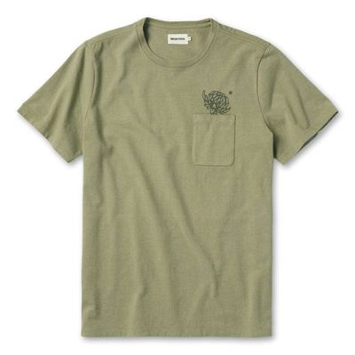 The Heavy Bag Tee in Sage Dahlia