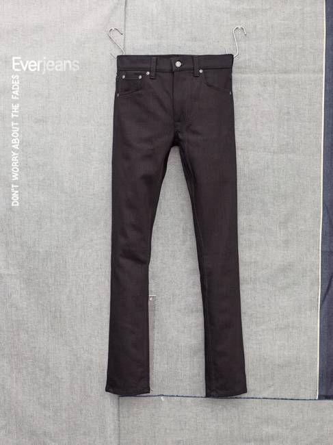 Lean Dean Dry Everblack slim tapered jeans | Nudie Jeans