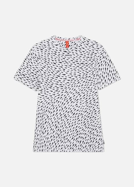 SHARK PRINT TEE WHITE