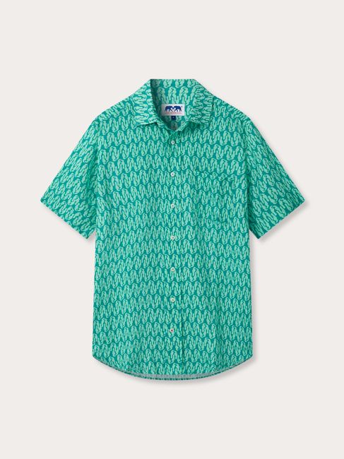 Men's King of the Jungle Manjack Linen Shirt