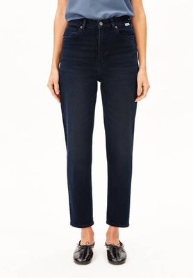 MAIRAA HIGH WAIST MOM JEANS | deepwater