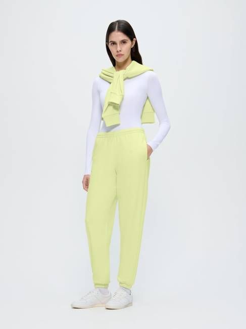 Womens 365 Midweight Track Pants—Soft Lime