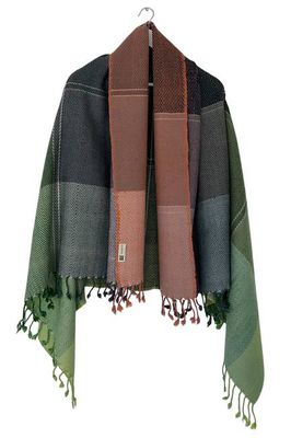 NEW! PETITE PLAID Wool Cape Hope