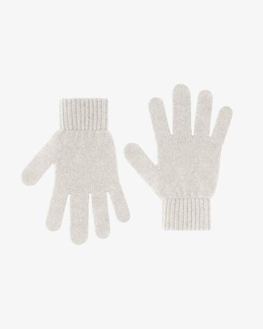 Merino Wool Gloves - Optical White