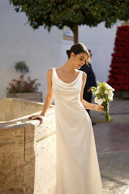 Charlize Cowl-Neck Dress