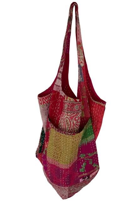 NEW! Vintage Patchwork Stories Tote Bag No.10