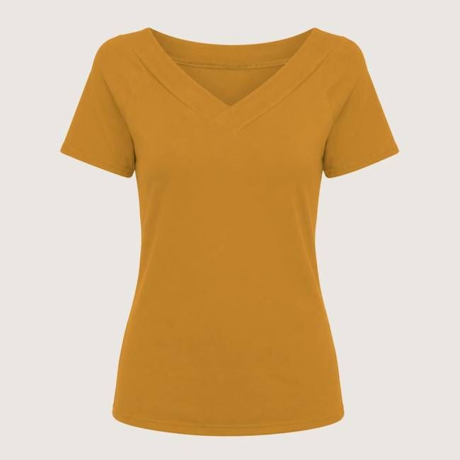 Bio T-Shirt Due safran (gelb)
