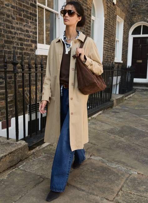 Hazel Organic Cotton Mac Coat