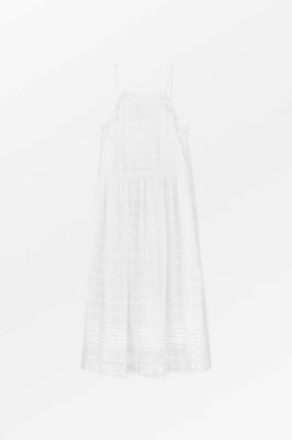 Fiore strap dress - Optic white