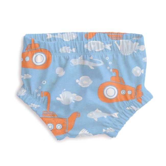 Bloomers - Submarines Blue & Orange