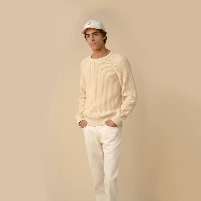 Ranglan Cotton Sweater