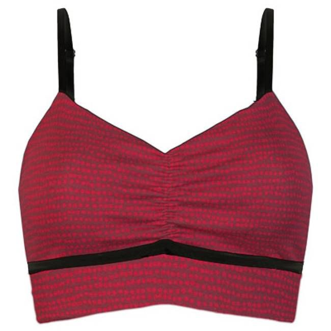 Bio Bustier Yoga Dots rot - kaufen