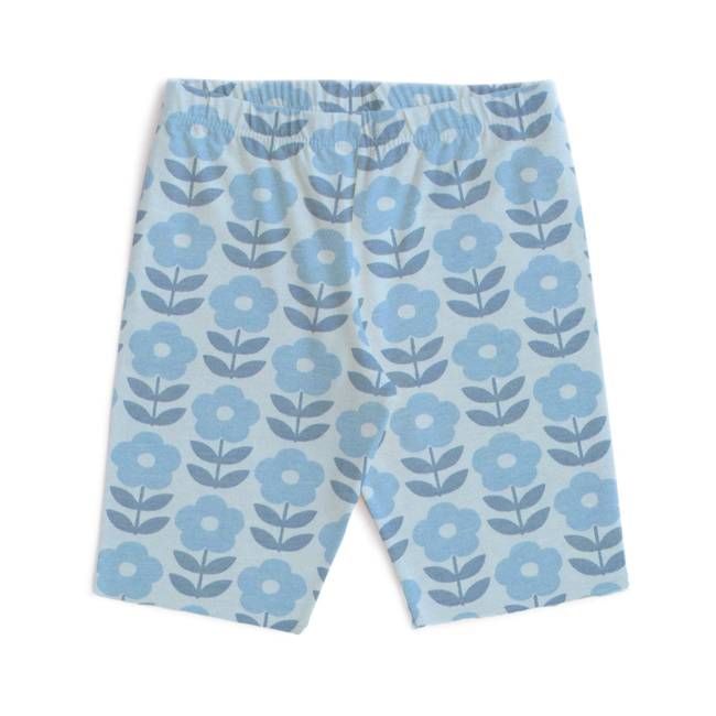 Bike Shorts - Danish Flowers Blue