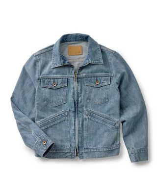 The Roper Jacket in Vintage Wash Organic Selvedge