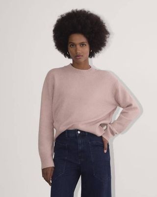 The Cocoon Crew in Plush Cotton | Dusty Rose