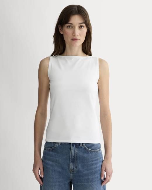 The Form Boatneck Tank | White