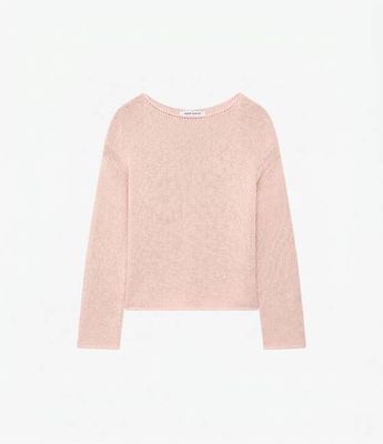 Draped Knit Sweater | Quartz