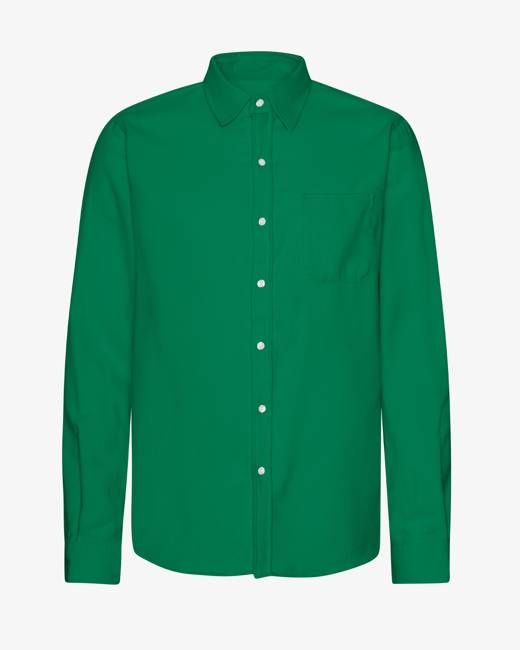 Organic Flannel Shirt - Kelly Green
