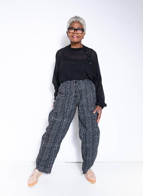 Terrain Pants, foliage print