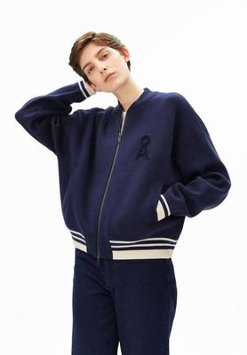 ICONIC Å BOMBER JACKET | tinted navy-oatmilk