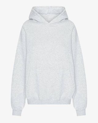 Organic Oversized Hood - Snow Melange