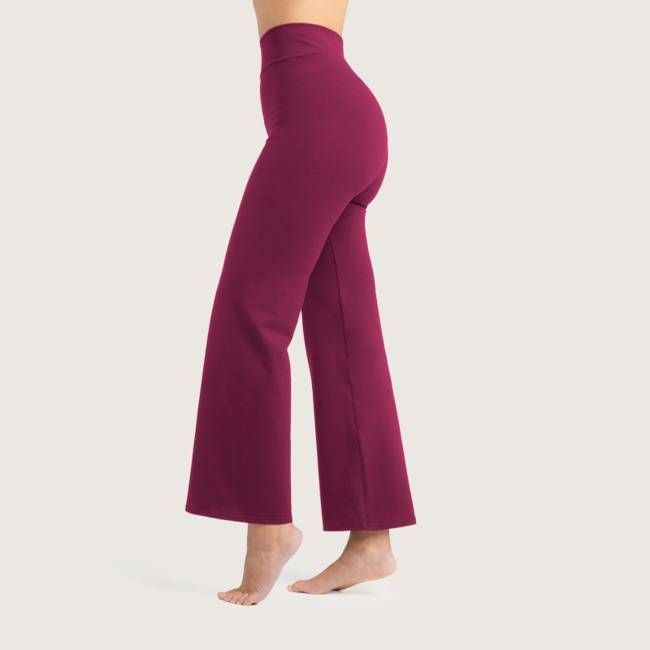 Yogahose Relaxed Fit beere (rot) - kaufen