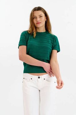POSEY Organic Cotton Knit Tee - Green